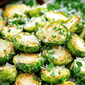 - 1 pound Brussels sprouts - 3 tablespoons olive oil - 4 cloves garlic - 1/2 cup grated Parmesan cheese - 1 teaspoon garlic powder - 1 teaspoon onion powder - Salt and pepper to taste - 1 tablespoon balsamic vinegar - Fresh parsley for garnish Gathering the right ingredients makes a big difference. For the main part, you'll need one pound of fresh Brussels sprouts. These little gems pack a punch in flavor and nutrition. You also want three tablespoons of olive oil to add richness. Four cloves of minced garlic will give your dish that strong, savory kick. For the flavor enhancers, grab half a cup of grated Parmesan cheese. It melts beautifully and adds a salty depth. Add one teaspoon each of garlic powder and onion powder. These spices boost the garlic flavor and add warmth. Don't forget salt and pepper! They balance the dish and bring everything together. If you want to elevate the flavor, consider one tablespoon of balsamic vinegar. It adds a nice tang when drizzled on top. Fresh parsley also makes a great garnish. It adds color and freshness to your plate. Use these ingredients, and you'll create a delightful dish that shines! First, preheat your air fryer to 375°F (190°C). This step is key for crispiness. While it heats, trim and halve your Brussels sprouts. Make sure they are all about the same size. This helps them cook evenly. In a large bowl, combine the halved Brussels sprouts with 3 tablespoons of olive oil and 4 cloves of minced garlic. Next, add 1 teaspoon of garlic powder, 1 teaspoon of onion powder, and a pinch of salt and pepper. Toss everything well to coat the sprouts evenly. You want each piece to be full of flavor. Now, transfer the seasoned Brussels sprouts into the air fryer basket. Spread them in a single layer. Cook them for 10 minutes. After the first 10 minutes, shake the basket gently to help them cook evenly. Cook for another 5 minutes. Once they are crispy and golden brown, take them out. Sprinkle 1/2 cup of grated Parmesan cheese over them while they are still hot. Toss gently to mix. If you like, drizzle with 1 tablespoon of balsamic vinegar for extra flavor. Finally, garnish with freshly chopped parsley before serving. Enjoy your delicious and easy dish! To get those Brussels sprouts crispy, cook them in a single layer. This method helps hot air flow all around each piece. If they overlap, some sprouts will steam instead of crisp. Shaking the basket is key! After 10 minutes, pull out the basket and shake it well. This step mixes them up and helps them cook evenly. Return the basket and cook for 5 more minutes. Want to kick up the taste? Try adding spices like smoked paprika or cayenne pepper. These spices give a nice kick. You can also sprinkle in some dried Italian herbs for a flavor boost. Using fresh ingredients can greatly enhance your dish. Fresh garlic gives a stronger flavor than dried. However, dried ingredients are still great if fresh ones aren’t available. Make your dish pop with garnishes! A sprinkle of fresh parsley adds color and freshness. You can also drizzle balsamic vinegar for a beautiful finish. Serve the Brussels sprouts in a nice bowl or on a platter. Pair them with roasted meats or a grain salad for a full meal. This adds visual appeal and makes the dish feel special. {{image_2}} You can make Air Fryer Garlic Parmesan Brussels Sprouts even more exciting! Here are two fun ideas: - Spicy Garlic Parmesan: Add red pepper flakes for heat. Start with a pinch and adjust to your taste. The spice pairs well with the garlic and cheese. This twist adds a kick that many will love. - Lemon Herb: Incorporate lemon zest and fresh herbs like thyme or rosemary. The citrus brightens the dish. It adds a fresh note that balances the rich cheese and garlic. If you want to change things up for your diet, here are some great swaps: - Vegan version: Replace Parmesan cheese with nutritional yeast. This gives a cheesy flavor without dairy. Nutritional yeast is also packed with nutrients. - Low-calorie options: Use less oil to cut calories. You can spray the Brussels sprouts lightly. This keeps them crispy while being kinder to your waistline. Not everyone has an air fryer, but you can still enjoy these sprouts! Here are some alternate ways to cook them: - Baking in the oven: Preheat your oven to 400°F (200°C). Spread the seasoned sprouts on a baking sheet. Bake for 20-25 minutes, tossing halfway through. This method will give you a nice crunch too. - Stovetop sautéing: Heat a pan over medium heat and add olive oil. Sauté the Brussels sprouts until golden and tender, about 10-15 minutes. You can add garlic towards the end to avoid burning. This method adds a nice flavor from the pan. To keep your Air Fryer Garlic Parmesan Brussels sprouts fresh, use airtight containers. Glass or plastic containers work well. Let the sprouts cool before sealing them. Store them in the fridge for up to three days. This helps keep their taste and texture. To reheat without losing texture, use the air fryer again. Set it to 350°F (175°C). Heat the sprouts for about 5 minutes. This method makes them crispy again. You can also use a microwave, but they may get soggy. If you do, heat for 1-2 minutes. You can freeze cooked Brussels sprouts if you have leftovers. Place them in a freezer-safe bag or container. Remove as much air as possible. They can stay in the freezer for up to two months. To thaw, place them in the fridge overnight. Reheat them in the air fryer or oven for best results. To maximize crunchiness, follow these tips: - Always preheat your air fryer. This helps the Brussels sprouts start cooking right away. - Cut the Brussels sprouts in half. This increases surface area, leading to more crispiness. - Toss them well with olive oil and seasonings. This ensures they cook evenly. - Cook in a single layer. Overcrowding makes them steam instead of crisp. - Shake the basket halfway. This promotes even cooking and browning. Yes, you can use frozen Brussels sprouts. Here are adaptations needed: - Thaw them first. This helps them cook properly and get crispy. - Increase the cooking time by a few minutes. Frozen sprouts take longer to cook. - Pat them dry. Removing excess moisture helps achieve that nice crunch. These Brussels sprouts pair well with many dishes: - Serve them alongside grilled chicken or fish. - They complement steak perfectly. - Try them with a hearty grain salad for a filling meal. - They also work great as a side for pasta dishes. - Consider pairing them with a tangy dipping sauce for extra flavor. In this post, we explored how to make delicious air fryer garlic Parmesan Brussels sprouts. We covered ingredients, step-by-step instructions, and tips for perfect texture. You learned about variations and how to store leftovers. These tasty sprouts can be a hit at any meal. With simple changes, you can suit any diet. Experiment and find your favorite way to enjoy this dish!