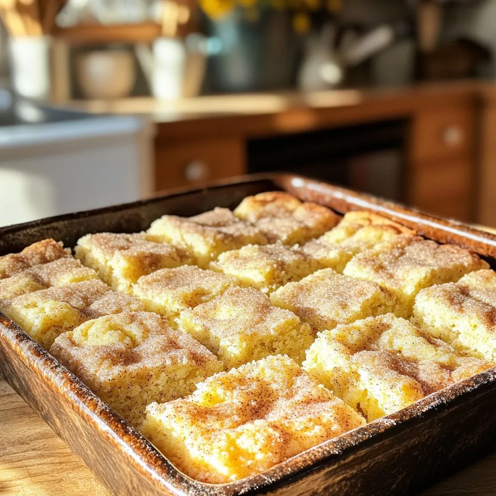 Snickerdoodle Cookie Bars Tasty and Easy Recipe