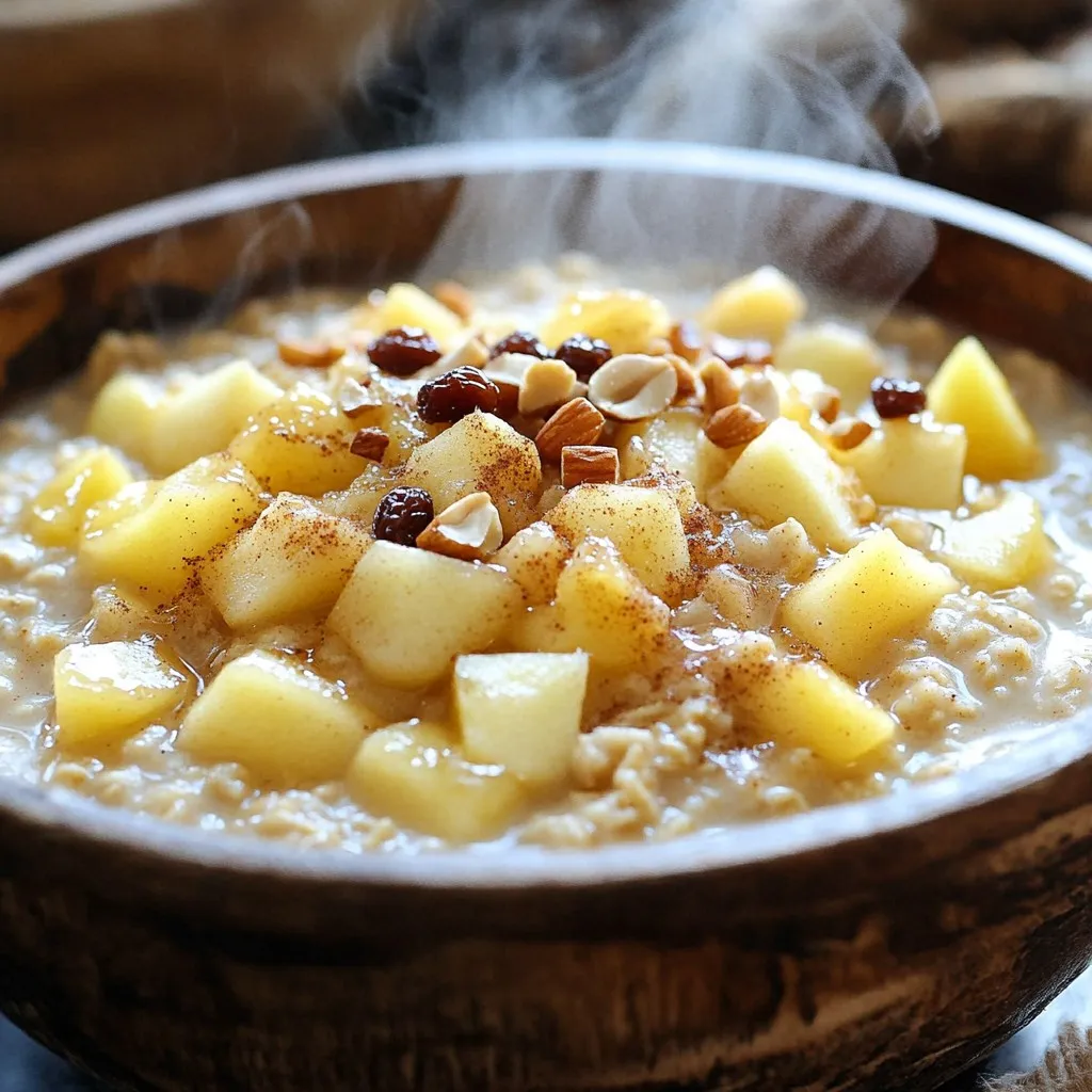 Slow Cooker Apple Cinnamon Oatmeal Delight Recipe