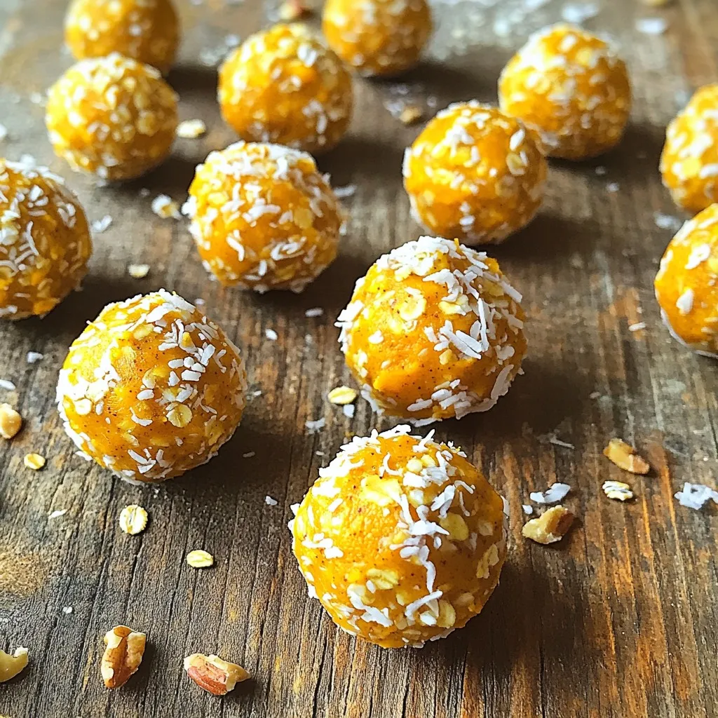 No Bake Pumpkin Spice Energy Truffles Delightful Snack
