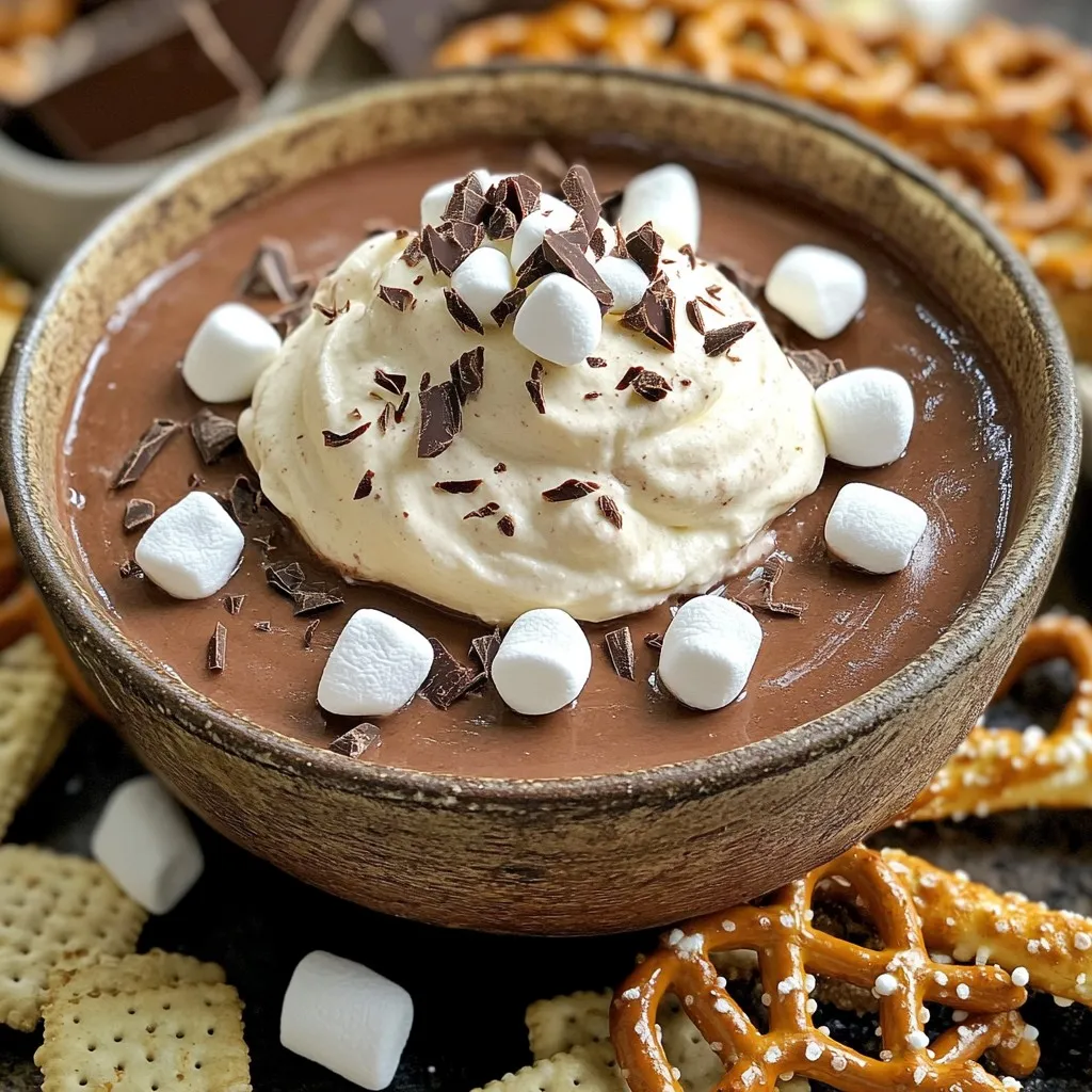 Hot Chocolate Cheesecake Dip Easy and Decadent Treat