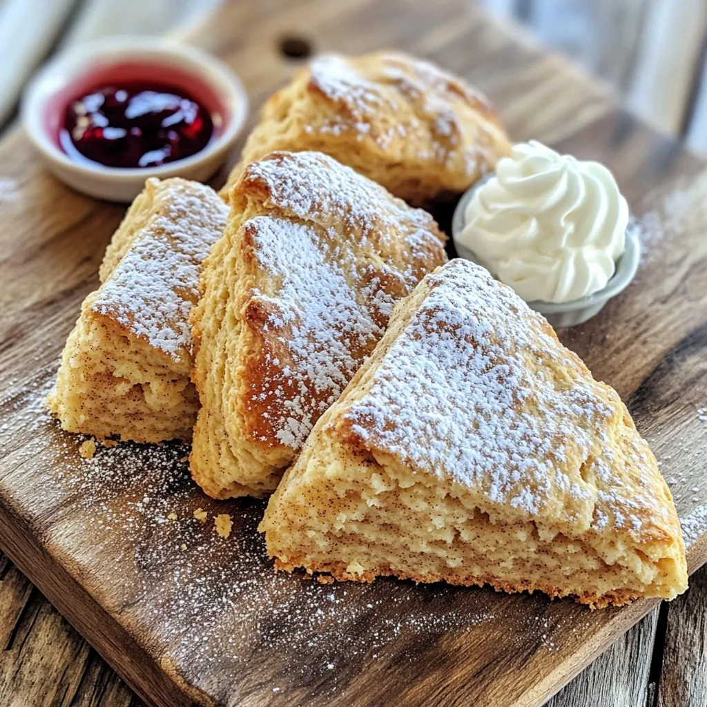 Bakery Style Brown Sugar Cinnamon Scones Delight