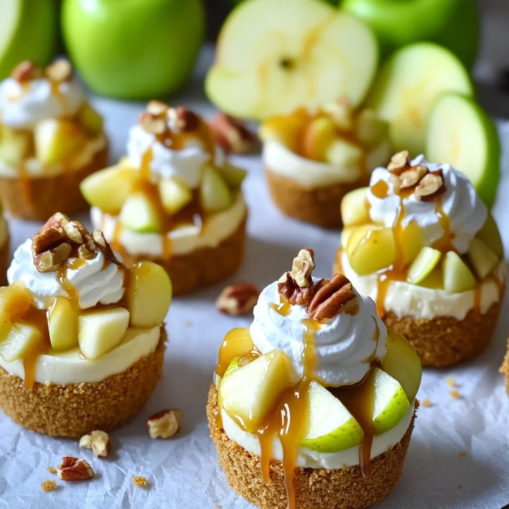 Caramel Apple Cheesecake Truffle Cups Sweet Delight