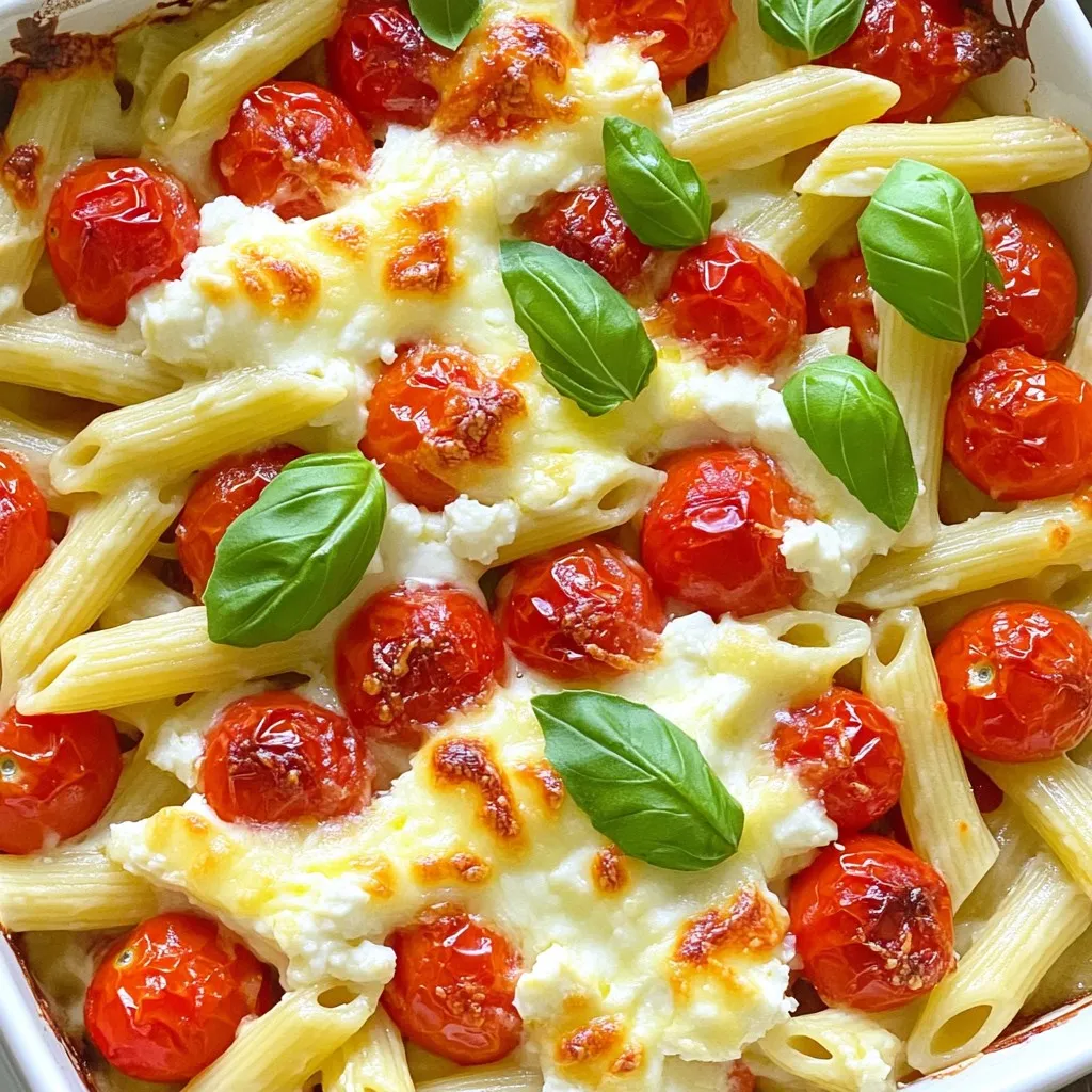 TikTok Feta Tomato Pasta Bake Flavorful and Easy Dish