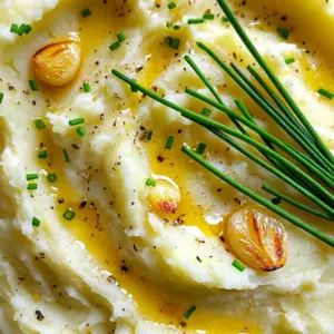 To make these tasty mashed potatoes, you need: - 2 pounds Yukon Gold potatoes, peeled and cubed - 1 head of garlic - 1/2 cup unsalted butter, softened - 1 cup heavy cream - Salt and pepper to taste These ingredients work together to create a rich and creamy dish. Yukon Gold potatoes give a great texture and flavor. The roasted garlic adds a sweet, nutty taste that makes them special. You will need a few tools to make this dish easy: - Large pot for boiling the potatoes - Potato masher or ricer for mashing - Aluminum foil for roasting the garlic - Knife for peeling and chopping Having the right tools helps you cook with ease. A potato masher will give you a nice, creamy texture. To make your mashed potatoes look and taste even better, you can add: - Fresh chives, chopped Chives add a pop of color and a mild onion flavor. They make your dish look fancy and taste fresh! First, heat your oven to 400°F (200°C). Take the head of garlic and peel off the outer skin. Leave the cloves unpeeled and intact. Wrap the garlic in aluminum foil. Roast it in the oven for about 30-35 minutes. You know it’s ready when the cloves feel soft and smell sweet. The roasted garlic adds a rich flavor to the mashed potatoes. While the garlic roasts, grab 2 pounds of Yukon Gold potatoes. Peel and cube them into even pieces. Place the cubed potatoes in a large pot. Cover them with cold water and add a pinch of salt. Bring the water to a boil. Cook the potatoes for 15-20 minutes or until they are fork-tender. Once cooked, drain the potatoes and return them to the pot. Keep them on low heat for a minute to let out extra moisture. Now, it’s time to mash! Squeeze the roasted garlic cloves out of their skins and into the potatoes. Add 1/2 cup of softened unsalted butter and 1 cup of heavy cream. Use a potato masher or a ricer to create a smooth texture. Mix everything well until combined. Season with salt and pepper to taste. For extra creaminess, you can add more heavy cream. Serve warm and garnish with fresh chives for a touch of color. Enjoy your creamy roasted garlic mashed potatoes! To get the best texture, choose Yukon Gold potatoes. They mash well and stay creamy. After boiling, drain them well. Return them to low heat to remove extra water. This step helps keep your mash smooth. Use a potato masher for a rustic feel or a ricer for a silky finish. If it feels too thick, add more cream slowly. Roasted garlic gives great flavor, but you can add more. Try mixing in sour cream for tang. Cream cheese also adds richness. Fresh herbs like thyme or rosemary can brighten the dish. A sprinkle of grated cheese adds a savory touch. Taste as you go to find your perfect blend. If your mashed potatoes turn out gluey, they may be over-mashed. Avoid this by mashing gently. If they taste bland, add more salt and pepper. For a too-thick mash, mix in more heavy cream or butter. If they seem dry, a splash of warm milk can help. Always adjust to your taste for the best results. {{image_2}} You can add fresh herbs to your mashed potatoes for extra flavor. Try using rosemary, thyme, or parsley. Chop the herbs finely and mix them in after mashing. This gives your dish a fresh and vibrant taste. Experiment with different herbs to find your favorite blend. If you want to make your mashed potatoes dairy-free, you have great choices. Use olive oil instead of butter. For cream, try coconut milk or almond milk. These options keep the dish rich while making it lighter. Just taste as you go to find the right balance of flavors. Want to make your mashed potatoes more exciting? Consider adding ingredients like roasted red peppers or sun-dried tomatoes. You can also mix in cheese for a creamy, savory kick. Crumbled feta or sharp cheddar work well. These add-ins make the dish unique and packed with flavor. After enjoying your creamy roasted garlic mashed potatoes, you can save the leftovers. First, let them cool to room temperature. Next, transfer the potatoes to an airtight container. Store them in the fridge for up to three days. Be sure to label the container with the date. This way, you'll know when to eat them! When you want to enjoy your leftovers, reheat them properly. Place the mashed potatoes in a pot over low heat. Stir in a splash of milk or cream to keep them creamy. Heat gently until warmed through. You can also use a microwave. Put them in a microwave-safe bowl and cover with a damp paper towel. Heat in short bursts, stirring in between, until hot. If you want to keep mashed potatoes for longer, freezing is a great option. Scoop the cooled potatoes into freezer-safe bags or containers. Flatten the bags to save space. Label with the date and freeze for up to two months. When ready to eat, thaw in the fridge overnight. Reheat them slowly for the best taste and texture. Yes, you can use other types of potatoes. I like Yukon Gold for their buttery taste. Russet potatoes work well too. They give a fluffier texture. You can mix different types if you want. Just keep in mind, the flavor and texture may change a bit. To make creamy mashed potatoes without heavy cream, try using milk or plant milk. You can also use sour cream or Greek yogurt for a tangy twist. These options add creaminess without the heaviness. You may need to adjust the seasoning to match your taste. Creamy roasted garlic mashed potatoes pair well with many dishes. They go great with roasted chicken or steak. You can serve them with grilled veggies or a rich mushroom sauce. For a lighter meal, try them with a fresh salad. They add comfort to any plate. We explored how to make creamy roasted garlic mashed potatoes. You learned about key ingredients, kitchen tools, and possible garnishes. I shared each step, from preparing garlic to mashing potatoes for the perfect texture. We discussed variations like herb-infused recipes and dairy-free options. Lastly, I provided storage tips to keep your leftovers fresh. Enjoy these tasty mashed potatoes as a side dish for any meal.