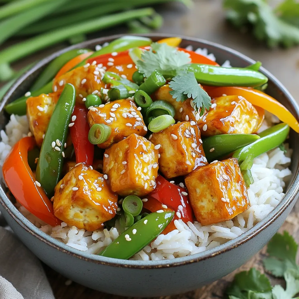 Minute Sweet Chili Garlic Tofu Bowls With Bold Flavors