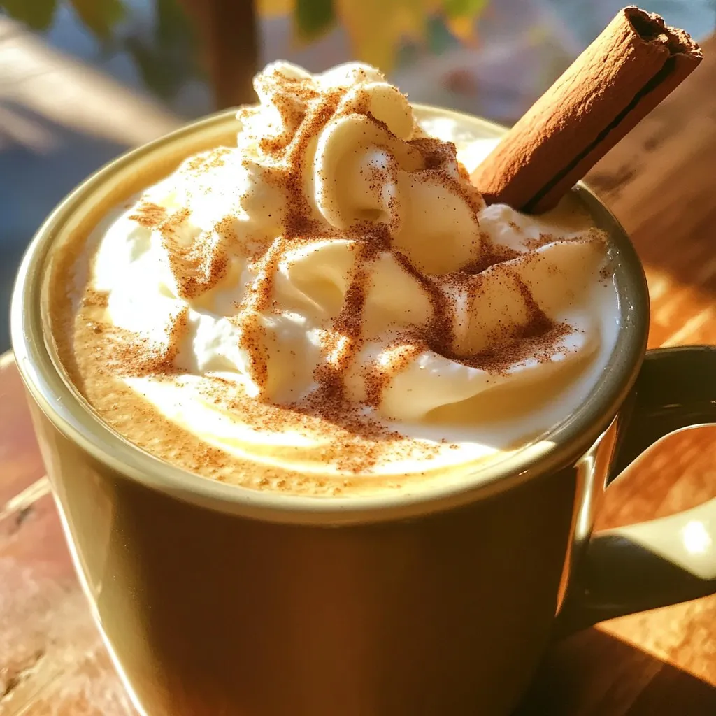 - 1 cup brewed espresso or strong coffee - 1 cup milk of your choice (dairy, almond, oat, etc.) - 2 tablespoons brown sugar - 1/2 teaspoon ground cinnamon - 1/2 teaspoon vanilla extract To make this latte special, you start with brewed espresso or strong coffee. The coffee gives the drink a rich base. Next, choose your milk. You can use dairy milk or try almond or oat for a fun twist. Brown sugar adds a sweet touch, while ground cinnamon brings warmth. Lastly, vanilla extract enhances the flavor and adds depth. - Whipped cream - Cinnamon stick for garnish If you want to make your latte extra special, add whipped cream on top. It makes the drink feel luxurious. A cinnamon stick can also serve as a lovely garnish. It adds a nice touch and can be stirred in for more flavor. To start, brew a cup of espresso or strong coffee. You can use a coffee maker, French press, or espresso machine. I prefer using an espresso machine for its rich flavor. Pour your brewed coffee into a large mug. This base gives your latte a strong kick. Next, heat the milk in a small saucepan. Set the heat to medium. Watch closely so it doesn’t boil. Heat it until it’s steaming, about 5 minutes. Once warm, add 2 tablespoons of brown sugar, 1/2 teaspoon of ground cinnamon, and 1/2 teaspoon of vanilla extract. Whisk it well until the sugar dissolves. The milk should smell amazing at this point! Now comes the fun part! Pour the cinnamon-infused milk over your brewed coffee. Use a spoon to hold back the froth if you want it on top. If you like froth, you can use a milk frother or shake the milk in a jar. Finally, top your latte with whipped cream, if you desire. A sprinkle of cinnamon or a cinnamon stick makes it look great. Enjoy your creamy and sweet delight! To create that fluffy froth, you have a few options. A milk frother works great. You can also use a whisk or a jar. If you use a jar, just shake it hard after sealing it. This method gives you nice foam without fancy tools. The best milk for frothing is whole milk. It has the right fat content. If you want a lighter option, try oat milk. Almond milk can froth too, but it may not be as thick. You can change the sweetness of your latte easily. Brown sugar is perfect, but feel free to mix it up. Try white sugar or coconut sugar for different tastes. You can even use honey or maple syrup. Each will give a unique flavor. For those who want to cut sugar, use sugar alternatives. Stevia or monk fruit are great choices. They add sweetness without extra calories. Just adjust the amount to your taste. Want to add more flavor? You can use extra spices like nutmeg or cardamom. These spices can make your latte even more special. Just a pinch goes a long way. You can also add flavor extracts. A drop of almond or hazelnut extract can change the taste. Experiment with different combinations to find your favorite! {{image_2}} To make an iced version, brew your espresso or strong coffee first. Let it cool down. Grab a tall glass and fill it with ice. Pour the cooled coffee over the ice. For the milk, use the same steps as before, but chill it in the fridge. Mix in the brown sugar, cinnamon, and vanilla. Pour this over your iced coffee. Stir well. This drink is great for hot days. If you want a dairy-free brown sugar cinnamon latte, there are many options. Almond milk is a popular choice. Oat milk is creamy and sweet. Coconut milk adds a nice tropical flavor. You can also try soy milk. Each option gives a unique taste. Just pick your favorite! For a fun twist, add seasonal spices. In fall, try pumpkin spice. Just mix it with the brown sugar and cinnamon. In winter, a dash of nutmeg works wonders. This gives your latte a cozy feel. You can change the spices based on the season to keep it exciting! If you have leftover brown sugar cinnamon latte, store it in the fridge. Use an airtight container to keep it fresh. It will last for up to two days. When you want to enjoy it again, simply reheat it gently on the stove or microwave. Avoid boiling to keep the flavors intact. You can make your coffee ahead of time. Brew a strong cup of espresso or coffee and let it cool. You can also prepare the syrup. Mix the brown sugar, cinnamon, and vanilla extract ahead of time. Just store this mixture in a small container. This way, you save time when you’re ready for your latte. The freshness of your milk matters. Dairy milk usually lasts about a week past its sell-by date when stored properly. Plant-based milk can vary, but it typically lasts longer. Brown sugar, if stored in a cool, dry place, can last for months. Just check for clumps before using it. Always use fresh ingredients for the best taste in your latte. A Brown Sugar Cinnamon Latte is a warm drink that blends rich coffee with creamy milk. This drink has a sweet and spiced flavor. The brown sugar adds a deep sweetness, while the cinnamon gives a warm, cozy touch. Together, they create a delightful taste that many love. You can enjoy this latte any time of the day. It feels like a warm hug in a mug. Yes, you can use instant coffee. Just mix instant coffee granules with hot water. This gives you a quick coffee base. Make sure to use a strong blend to keep the latte bold. Instant coffee is a great option if you want to save time. However, freshly brewed espresso or strong coffee will taste better. It provides a richer flavor and aroma. To make a keto-friendly Brown Sugar Cinnamon Latte, you can swap a few ingredients. Choose unsweetened almond milk or coconut milk instead of regular milk. Use a sugar substitute like erythritol or stevia for sweetness. This keeps the carbs low while still giving you a sweet taste. You can also skip the whipped cream or use a sugar-free version to stay on track. Enjoy your delicious, guilt-free treat! You learned how to make a delicious brown sugar cinnamon latte. This includes selecting main ingredients like espresso, milk, brown sugar, and cinnamon. We covered tips for frothing, adjusting sweetness, and adding flavors. You can even switch it up with variations like iced or dairy-free lattes. Remember to store leftovers properly for freshness. Enjoy creating this cozy drink your way, and have fun experimenting with flavors. This latte can be a comforting treat any time!