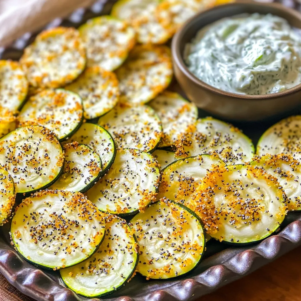 Air Fryer Everything Bagel Zucchini Chips Delight
