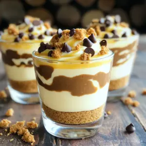 To make No-Bake Cookie Butter Cheesecake Cups, you need simple, tasty ingredients. Here’s the full list: - 1 cup cookie butter - 1 pack (8 oz) cream cheese, softened - 1/2 cup powdered sugar - 1 teaspoon vanilla extract - 1 cup whipped cream (store-bought or homemade) - 1 cup crushed graham crackers - 1/4 cup unsalted butter, melted - Chocolate chips (for garnish) - Crushed cookies (for garnish) Each ingredient plays a key role in creating those rich flavors. The cookie butter brings a sweet, spiced taste. Cream cheese adds a creamy texture. Powdered sugar sweetens the mix perfectly. Vanilla extract gives a warm note. Whipped cream makes it light and fluffy. The graham crackers and butter create a crunchy base. Finally, chocolate chips and crushed cookies add a fun touch on top. When you gather these ingredients, you set yourself up for a fun cooking adventure. Start by melting the butter in a small bowl. Then, crush the graham crackers into small bits. Mix the melted butter with the crushed graham crackers until they stick together. This is the base for our cheesecake cups. Now, take about 2 tablespoons of this mixture and divide it into your serving glasses. Press it down gently to form a solid base. In a larger bowl, add the softened cream cheese and cookie butter. Use an electric mixer to blend them until the mixture is smooth. Next, add the powdered sugar and vanilla extract. Continue mixing until everything is well combined. Now, it's time to fold in the whipped cream. Do this gently to keep the mix light and fluffy. Spoon the creamy cheesecake filling over the graham cracker base in each glass. Fill them generously, but leave a little space at the top. After filling all the glasses, place them in the refrigerator. Let them chill for at least 2 hours so they can set properly. Enjoy this sweet treat! To get the best texture for your cheesecake, start with softened cream cheese. Softening the cream cheese makes it easy to mix. It helps you avoid lumps in your filling. Next, use gentle folding techniques when you add the whipped cream. This keeps the mixture airy and light. Use a spatula to fold instead of stirring. This way, you keep the volume. For a lovely finish, add some chocolate chips on top. They give a nice crunch and sweet touch. Crushed cookies also make a great garnish. You can use any cookie you like. For an eye-catching presentation, serve in clear glasses. It lets everyone see the layers. You can even add a dollop of whipped cream on top for extra flair. Enjoy making these cheesecake cups! {{image_2}} You can make these cheesecake cups even more fun! Try adding peanut butter or Nutella. Just mix in a few tablespoons when you blend the cream cheese. That way, you get extra creaminess and rich flavor. If you want a different taste, swap cookie butter for other spreads. Speculoos or gingerbread spreads work great too. You can even use flavored cream cheese, like chocolate or strawberry. The options are endless! If you need gluten-free options, look for gluten-free graham crackers. They taste just as good! You can also use crushed nuts for the base. For vegan versions, use plant-based cream cheese. You can find dairy-free whipped cream, too. This way, everyone can enjoy this treat without worry. Make it your own with these easy swaps! To store leftover cheesecake cups, first, cover each glass tightly. You can use plastic wrap or a lid. This keeps them fresh and prevents them from drying out. If you have multiple cups, stack them carefully in the fridge. I recommend using airtight containers for the best results. These containers help keep your cheesecake cups safe and tasty. You can keep the no-bake cheesecake cups in the refrigerator for up to five days. After that, the flavors may change, and they might not taste as good. If you’re unsure, always check for any signs of spoilage before enjoying. Keeping them in good storage helps maintain their delightful taste and creamy texture. Yes, you can make these cups ahead of time. I suggest preparing them the day before. They taste even better after sitting overnight. The flavors blend well, and the dessert sets nicely. Just remember to cover them tightly to keep them fresh. If you don't have cookie butter, you can use peanut butter or Nutella. Both options add a rich taste. You can also try almond butter for a nutty flavor. Each substitute offers a unique twist to the cheesecake. You can tell the cheesecake has set when it feels firm to the touch. It should not jiggle when you gently shake it. The surface will also look smooth. After chilling for at least two hours, it’s ready to enjoy! In this post, we covered how to create easy no-bake cheesecake cups. You learned about the key ingredients, like cookie butter and cream cheese. I provided step-by-step instructions for a perfect graham cracker crust and a creamy filling. Tips for texture and serving ideas ensured success. I hope you feel ready to try making these cheesecake cups. They are fun, tasty, and great for sharing. Enjoy the process and get creative with flavors!