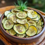 - 2 medium zucchinis - 2 tablespoons olive oil - 2 tablespoons everything bagel seasoning - 1 teaspoon garlic powder - 1 teaspoon onion powder - Salt and pepper to taste You need two medium zucchinis for this recipe. Zucchinis are great for making chips. They are low in calories and packed with vitamins. Next, grab two tablespoons of olive oil. It helps the seasoning stick and adds flavor. For the seasoning, you will use everything bagel seasoning. This mix gives the chips a savory taste. You will also need garlic powder and onion powder. These add depth to the flavor. Finally, add salt and pepper to your taste. Gather these ingredients, and you are ready to make a tasty snack! First, wash the zucchinis under cold water. This removes dirt and bacteria. Next, slice them into thin rounds, about ¼ inch thick. Thin slices help them crisp up nicely in the air fryer. If you cut them too thick, they may not get crunchy. In a large bowl, add the zucchini slices. Pour in 2 tablespoons of olive oil. Mix well to ensure all slices are coated. This oil helps the chips get that golden color. Next, sprinkle in 2 tablespoons of everything bagel seasoning, 1 teaspoon of garlic powder, and 1 teaspoon of onion powder. Add salt and pepper to taste. Toss everything until the zucchini slices are evenly coated with the spices. Preheat your air fryer to 375°F (190°C). This step is crucial for even cooking. Once heated, arrange the seasoned zucchini chips in a single layer in the basket. Avoid overcrowding them; this allows hot air to circulate. Air fry the zucchini chips for 10 to 12 minutes. Shake the basket halfway through cooking to ensure they crisp up evenly. When they turn golden brown and crispy, they are ready. Remove them and let them cool slightly. They will get crunchier as they cool. To get your zucchini chips crispy, pay attention to slice thickness. Aim for ¼ inch thick slices. This size allows them to become crunchy without burning. Thin slices help create that perfect texture you crave. Air circulation is also key. When using the air fryer, make sure the chips are not stacked. Place them in a single layer in the basket. This helps hot air move around each slice, ensuring they cook evenly. Avoiding overcrowding is crucial. If you put too many slices at once, they may steam instead of crisp. Cook in batches if needed. This way, every chip gets the love it deserves. You can customize the seasoning to suit your taste. Try adding a pinch of cayenne for heat or some smoked paprika for a different flavor. Mix and match spices to create a blend that excites your palate. For oil, while olive oil works great, you can swap it out. Try avocado oil for a higher smoke point or even coconut oil for a hint of sweetness. Each oil can change the flavor and texture slightly. These chips pair well with dips. Serve them with tzatziki for a refreshing touch, or try hummus for a creamy dip. You can also enjoy them with guacamole for a fun twist. For presentation, serve your Air Fryer Everything Bagel Zucchini Chips in a rustic bowl or on a wooden platter. Add a sprig of fresh dill or parsley on top for a bright look. This simple touch makes the dish pop and adds to your snacking experience. {{image_2}} Want a kick? Try a spicy version! Add cayenne pepper or chili powder. This gives your zucchini chips heat. Mix this spice with the everything bagel seasoning. You’ll enjoy a nice blend of flavor. For a fresh herb taste, go for herb-infused options. Use dried herbs like thyme, oregano, or basil. Mix these with garlic and onion powder. This will give your chips a garden-fresh essence. Zucchini isn't the only choice. You can use carrots or eggplant for chips. Slice them thin, just like zucchini. Carrots add a sweet crunch. Eggplant gives a unique texture. Other squash varieties work well too. Try yellow squash or pattypan squash. They will crisp up nicely. Use the same seasoning mix for great flavor. Not just air frying—let’s compare methods. You can also bake these chips in the oven. Preheat to 400°F (200°C). Spread the coated slices on a baking sheet. Bake for about 20 minutes, flipping halfway. Stovetop frying is another option. Heat oil in a pan over medium heat. Fry the slices in batches until golden. This method gives a different crunch. Each method offers a tasty chip experience. To keep your Air Fryer Everything Bagel Zucchini Chips fresh, store them in an airtight container. This helps prevent moisture from making them soggy. You can use a glass container or a resealable plastic bag. Make sure to let the chips cool completely before sealing them to avoid steam buildup. - Store in an airtight container - Use glass or plastic bags - Let cool before sealing When reheating, you want to keep the chips crispy. The best way is to use the air fryer again. Preheat it to 350°F (175°C) and place the chips in a single layer. Heat for about 3-5 minutes. Check them often to avoid burning. - Use the air fryer for reheating - Set temperature to 350°F (175°C) - Heat for 3-5 minutes You can also use an oven. Preheat it to 350°F (175°C), spread the chips on a baking sheet, and heat for 5-7 minutes. This method works well too, but the air fryer is quicker. Enjoy your chips again! You can make zucchini chips in the oven. Start by preheating your oven to 225°F (107°C). Slice the zucchinis thinly, as you would for the air fryer. Spread them on a baking sheet lined with parchment paper. Make sure to keep space between the slices. Brush them lightly with olive oil and sprinkle your seasoning mix. Bake for about 1-2 hours, flipping halfway through. Keep an eye on them, as baking times can vary. They should turn golden brown and crispy. Yes, you can use store-bought everything bagel seasoning. It saves time and effort. However, pre-made mixes can have extra salt or additives. If you prefer a fresher taste, making your own mix is a great option. Combining sesame seeds, poppy seeds, garlic, and onion powder offers a tasty flavor. You can adjust the spices to suit your taste. Zucchini chips can last for about 1 week when stored properly. Keep them in an airtight container at room temperature. For best freshness, avoid moisture. If you want them to last longer, you can store them in the fridge for up to 2 weeks. Just remember, they may lose some crispiness. To revive them, reheat in the air fryer for a few minutes. This will help them regain their crunch. Making zucchini chips is simple and fun. You start with fresh zucchini and key seasonings. Then, you learn the best ways to prep, mix, and air fry them. With tips for crispiness and storage, your chips stay fresh and tasty. In the end, you can enjoy this healthy snack in many ways. Try different seasonings and veggies for unique flavors. Get creative and make it your own. Happy cooking!