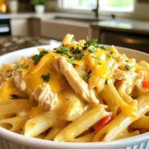 - 1 pound boneless, skinless chicken breasts - 1 tablespoon Cajun seasoning - 1 teaspoon garlic powder - 1 medium onion, diced - 1 bell pepper, diced - 3 cloves garlic, minced - 1 can (14.5 oz) diced tomatoes, undrained - 1 cup chicken broth - 1 cup heavy cream - 8 oz penne pasta - 1 cup shredded cheddar cheese - 1 tablespoon olive oil - Salt and pepper to taste - Fresh parsley, chopped (for garnish) For this creamy Cajun chicken pasta, you need a few key ingredients. First, you will want 1 pound of boneless, skinless chicken breasts. This is the star of our dish. The Cajun seasoning is crucial for that bold and spicy flavor. One tablespoon will do the trick. Next, grab one teaspoon of garlic powder to add depth. You will also need fresh vegetables. I usually use one medium onion, one bell pepper, and three cloves of garlic. These veggies give a great taste and texture. Next, we need our canned and liquid ingredients. One can of diced tomatoes, undrained, adds sweetness and moisture. A cup of chicken broth brings in more flavor. Finally, one cup of heavy cream makes the sauce rich and creamy. Don't forget the pasta! You will need 8 ounces of penne pasta. It holds the sauce well and pairs nicely with the chicken. You can finish this dish with one cup of shredded cheddar cheese for a melty topping. For extra taste, add salt and pepper to your liking. A tablespoon of olive oil helps to sauté the vegetables. Finally, fresh parsley adds a colorful garnish and a hint of freshness. With this list, you can create a delicious meal that will impress everyone at your table. First, we need to season the chicken. Take 1 pound of boneless, skinless chicken breasts. In a bowl, mix 1 tablespoon of Cajun seasoning and 1 teaspoon of garlic powder. Rub this mix all over the chicken. This adds great flavor. Next, let’s prepare the vegetables. Dice 1 medium onion and 1 bell pepper. You can choose any color for the bell pepper. Mince 3 cloves of garlic. Now, it’s time to sauté the veggies. Heat 1 tablespoon of olive oil in a skillet over medium heat. Add the onion and bell pepper. Cook them until they soften, which takes about 5 minutes. Stir in the minced garlic and cook for another minute. This makes the kitchen smell amazing! Now, let’s layer our ingredients in the slow cooker. Transfer the sautéed vegetables into the slow cooker. Place the seasoned chicken breasts right on top of the veggies. Next, pour in 1 can of diced tomatoes and 1 cup of chicken broth. Make sure the chicken is fully submerged in the liquid. This step is key to keeping the chicken juicy. Cover the slow cooker and set it to cook on low for 4 to 6 hours. If you’re in a hurry, you can set it to high for 2 to 3 hours. The chicken should be tender and cooked through. Once the chicken is done, take it out of the slow cooker. Use two forks to shred the chicken into bite-sized pieces. Return the shredded chicken back into the slow cooker. Now, stir in 1 cup of heavy cream and 8 ounces of uncooked penne pasta. Cover the slow cooker again and cook on high for an additional 30 to 40 minutes. Check the pasta for doneness. It should be cooked al dente. Finally, once the pasta is ready, add 1 cup of shredded cheddar cheese. Mix until the cheese melts and makes everything creamy. Taste and season with salt and pepper if needed. Serve it hot, and don’t forget to garnish with chopped parsley for a fresh look. Enjoy your meal! To make this dish shine, choose the right Cajun seasoning. I recommend brands like Tony Chachere's or Zatarain's. If you prefer homemade, mix paprika, cayenne, garlic powder, and oregano. This blend gives a great kick! For the creaminess, use heavy cream. It creates a rich, smooth texture. If you're looking for a lighter option, try half-and-half. Just remember, it won’t be as thick. Not all slow cookers are the same. If yours cooks faster, check the chicken after 3 hours. If it’s done, you can skip the full 6 hours. For slow cookers that cook slowly, you might need the full time. If the pasta is undercooked, add a bit of extra broth. Cook on high for another 10-15 minutes. This extra time helps the pasta soften just right. Always check the pasta before serving to ensure it’s al dente! {{image_2}} You can change up the protein in this dish. Shrimp works great if you want seafood. Sausage adds a hearty touch and a bit of spice. Both options create a tasty twist on the classic chicken version. For vegetables, consider adding fresh spinach or kale. These greens not only boost nutrition but also add a nice color. Throw in some mushrooms for an earthy flavor. You can mix and match these veggies based on what you have on hand or what you love. To adjust the spice level, try adding more Cajun seasoning. You can also include a dash of hot sauce for an extra kick. If you prefer milder flavors, reduce the seasoning a bit. You can also experiment with garlic powder or even onion powder for a deeper taste. For cheese, feel free to swap out cheddar. Cream cheese can make the dish extra creamy while adding a tangy flavor. Mozzarella gives a nice stretch and mild taste. Explore different cheeses to find your favorite combination. After you enjoy your Slow Cooker Creamy Cajun Chicken Pasta, store any leftovers right away. Place the pasta in an airtight container. Keep it in the fridge for up to three days. To freeze the dish, let it cool completely. Transfer it to a freezer-safe container. Make sure to leave some space at the top for expansion. This dish can last in the freezer for about three months. When you are ready to eat, thaw the pasta in the fridge overnight. Reheat it in a pot over low heat. You can also use the microwave. Add a splash of chicken broth or cream to help it stay creamy. In the fridge, your Slow Cooker Creamy Cajun Chicken Pasta will stay fresh for about three days. If frozen, it can last for up to three months. Watch out for signs of spoilage. If you see mold or if it smells off, don't eat it. If the texture changes or it gets dry, it's best to throw it away. Always trust your senses. Keeping food safe is key! What can I serve with Slow Cooker Creamy Cajun Chicken Pasta? You can pair this dish with a fresh salad or garlic bread. Both add a nice crunch and flavor. A simple green salad with vinaigrette works well. Garlic bread will soak up the creamy sauce, making every bite better. Can I make this dish without a slow cooker? Yes, you can! Use a large pot on the stove. Cook the chicken and vegetables first, then add the other ingredients. Let everything simmer for 20-30 minutes until the pasta is done. Is Slow Cooker Creamy Cajun Chicken Pasta healthy? This dish has a mix of protein, fats, and carbs. It can be a part of a balanced diet. Adjust the heavy cream and cheese for a lighter version if needed. Adding more veggies can boost the nutrition. How many calories are in a serving? Each serving has about 550-600 calories. This can vary based on the exact ingredients you use. Always check your specific brands for a more accurate count. Can I use whole wheat pasta instead of penne? Yes, whole wheat pasta works great! It adds fiber and a nutty flavor. Just make sure to adjust the cooking time as whole wheat pasta can cook faster. What can I substitute for heavy cream? If you need a lighter option, use half-and-half or plain Greek yogurt. Coconut milk is a good dairy-free choice. Each of these will change the flavor a bit, so choose what you like best. This recipe for Slow Cooker Creamy Cajun Chicken Pasta offers tasty meals with ease. We covered the main ingredients, from chicken to cheese, ensuring full flavor. I shared clear steps, tips for perfection, and helpful storage info. You can even swap ingredients to suit your taste. No matter how you make it, this dish shines in flavor and comfort. Enjoy sharing it with family and friends!